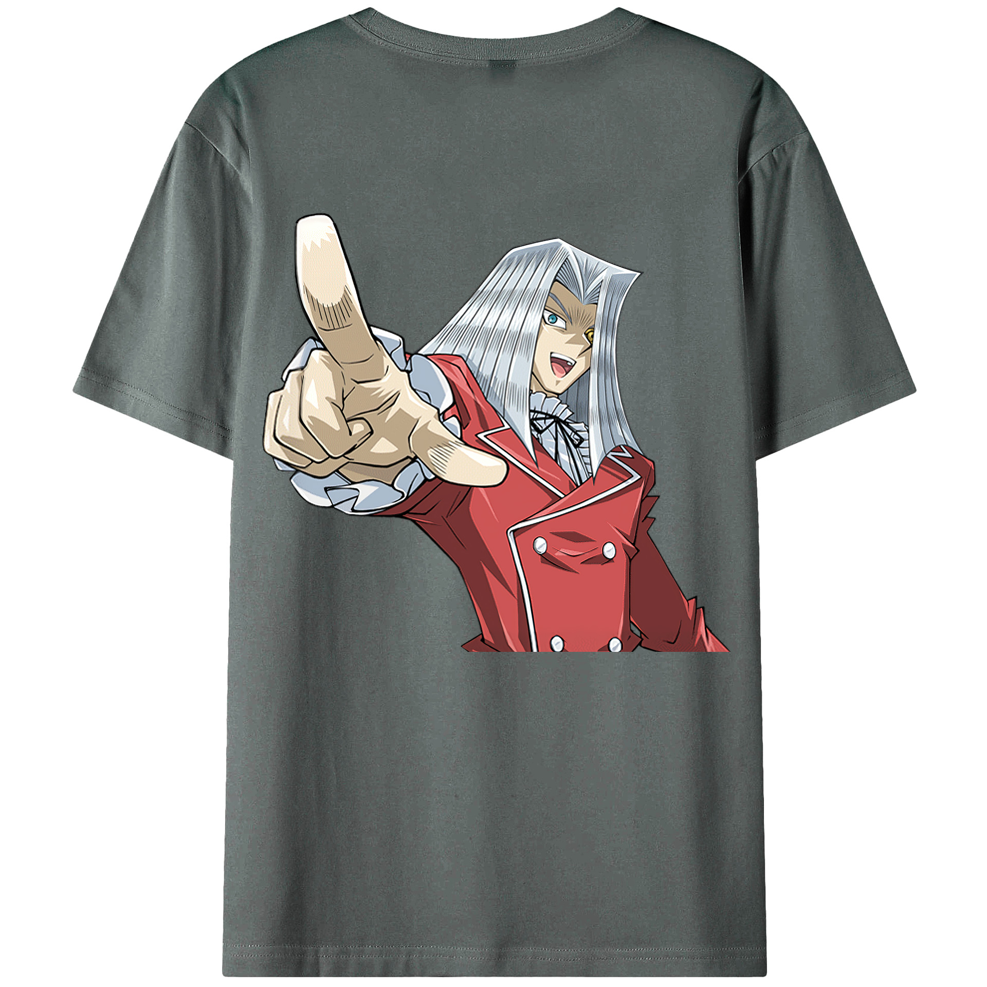（画像用） 遊☆戯☆王 Yu-Gi-Oh! 綿100％ メンズ半袖Tシャツ（バックプリント） 通気性